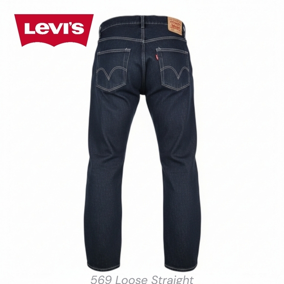 Levi's Other - Levi's 569 Jeans Mens Loose Fit Slight Stretch Straight Leg Levi's 34 x 32 NWOT